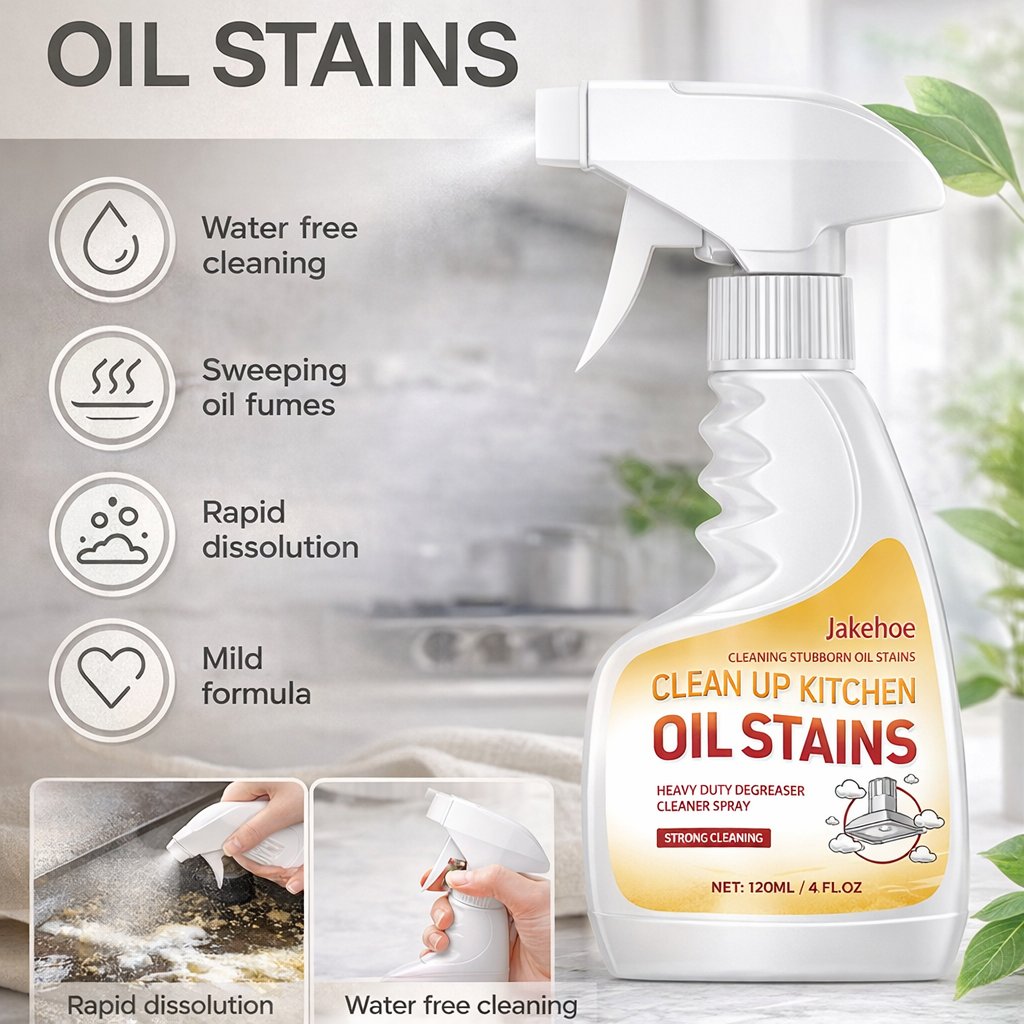🔥Last Day 50% OFF - 🫧✨Heavy Oil Stain Cleaner Spray