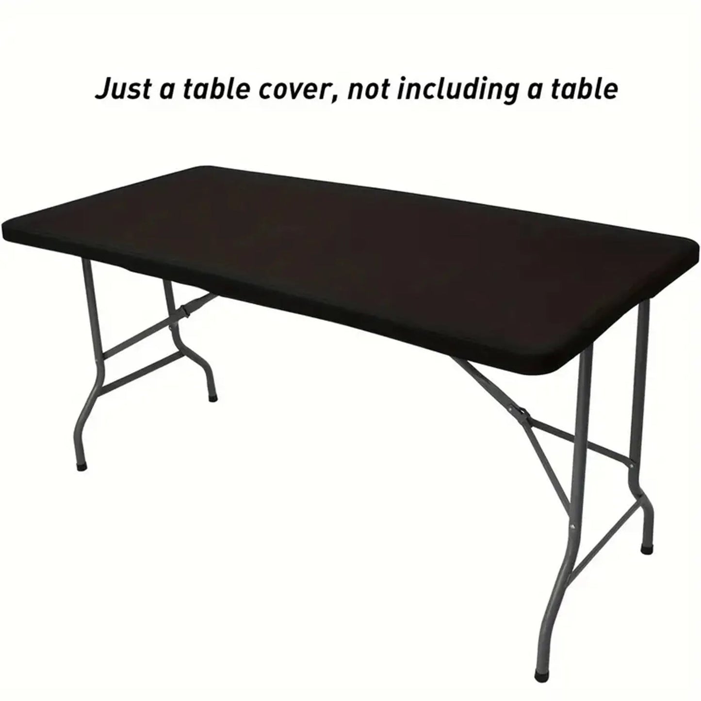 Waterproof Stretch Patio Table Cover – Windproof Elastic Fit for Indoor & Outdoor Use