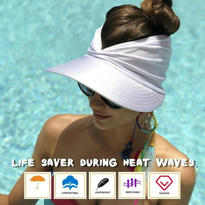 🔥Last Day 50% OFF - Women's UPF 50+ UV Protection Sun Visor Hat