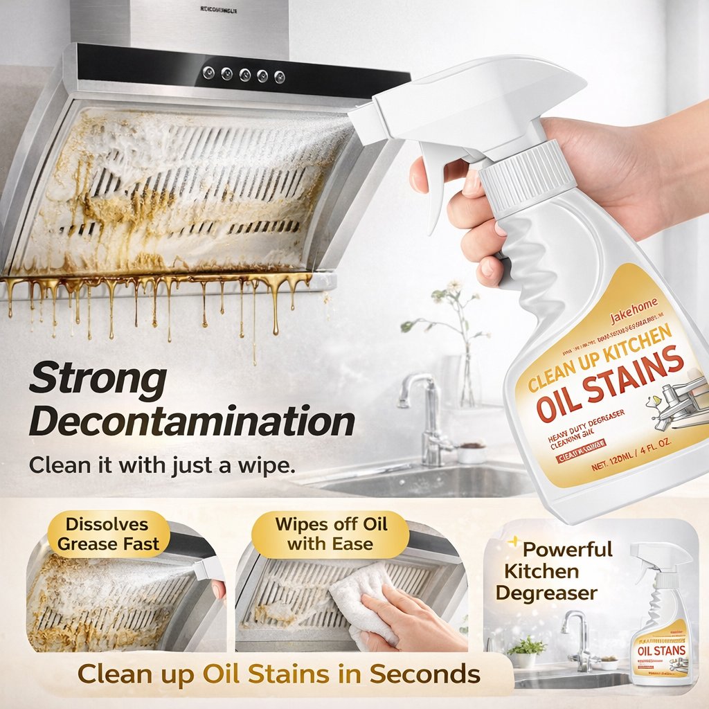 🔥Last Day 50% OFF - 🫧✨Heavy Oil Stain Cleaner Spray