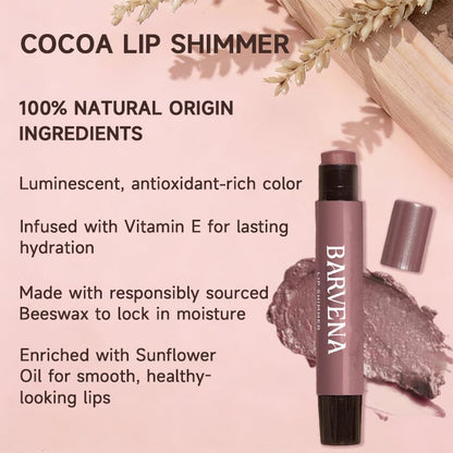 🔥Last Day 49% OFF-Cocoa Lip Shimmer - 100% Natural Origin(0.09 oz)