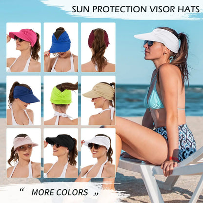 🔥Last Day 50% OFF - Women's UPF 50+ UV Protection Sun Visor Hat