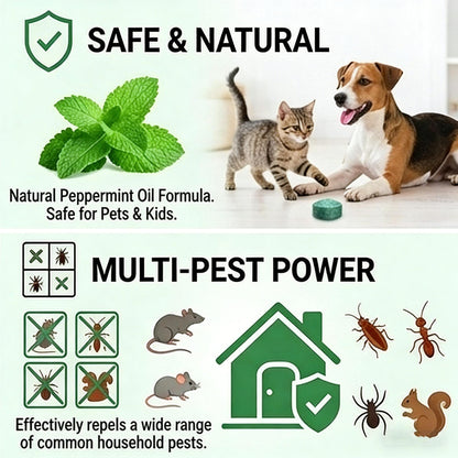 Natural Peppermint Rodent Repellent Balls (12 PCS) – Keep Rats, Mice & Pests Away Safely
